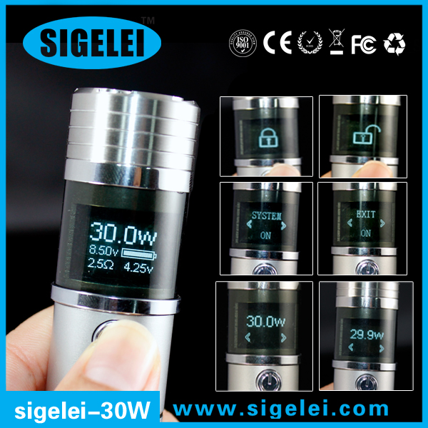 Mods Box electronique - Sigelei 30W - Smoke clean à Etampes 91150 en Essonne 91 France